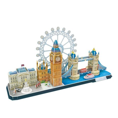 Cubic Fun City Line 3D Puzzel Londen 107 Stukjes