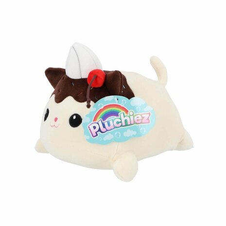 Pluchiez Knuffel Kat of Schaap Assorti