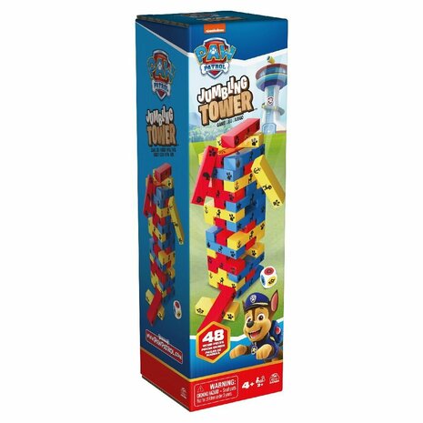 Paw Patrol Jumbling Tower 48 Houten Blokken