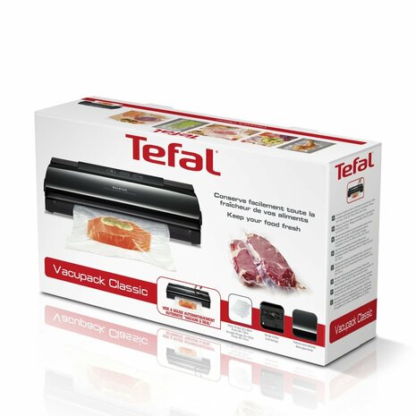 Tefal VT254070 Vacupack Classic Vacuümmachine Zwart