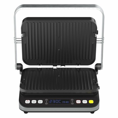 AENO AEG0001 Contactgrill Zwart/RVS