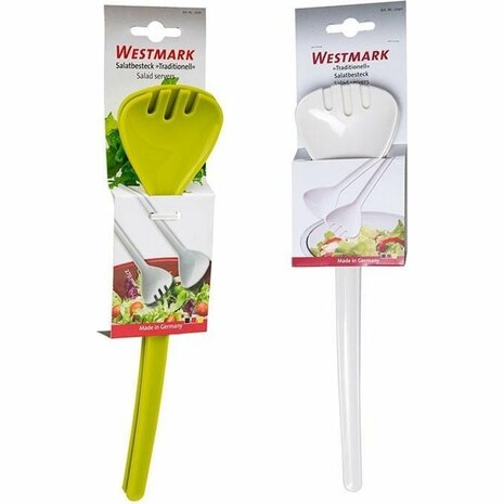 Westmark Saladebestek Wit/Groen Assorti