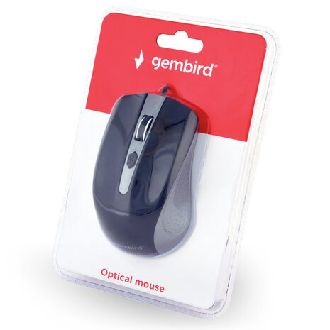 Gembird Gmb Muis Bedra.anthra/zwart 4b-01