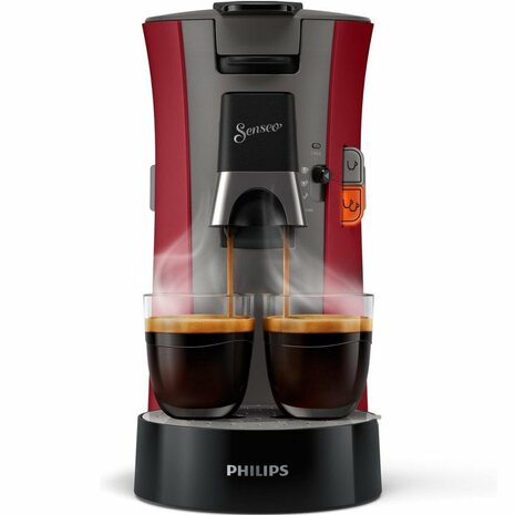 Philips CSA240/90 SENSEO Select Koffiepadmachine Grijs/Rood