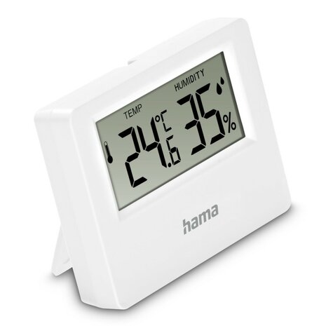 Hama Thermometer + Hygrometer voor Binnen en Buiten Wit