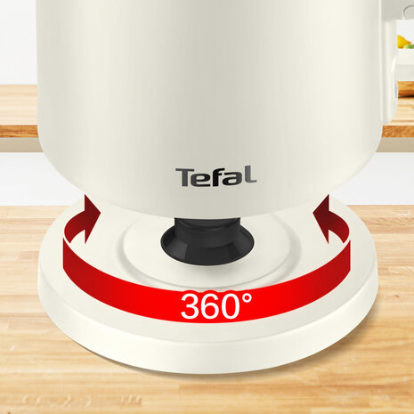 Tefal KO140A Waterkoker 1.5L 1500 Watt Wit