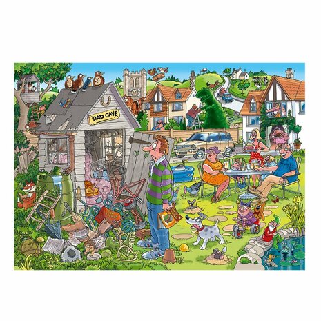 Jumbo Puzzel Wasgij 28 Dad Cave! 1000 Stukjes