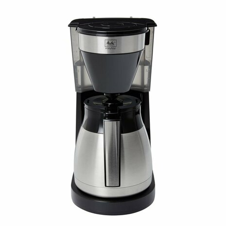 Melitta Easy II Top Therm Steel Koffiezetapparaat RVS/Zwart