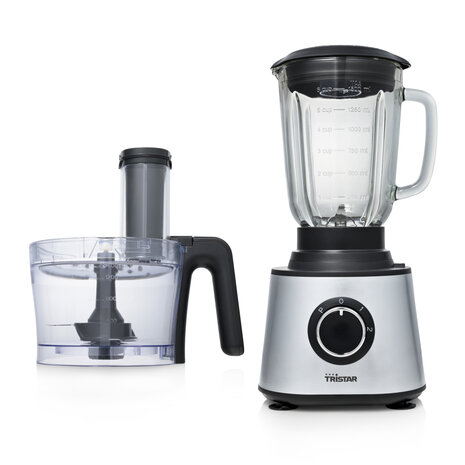 Tristar MX-4823 Food Processor RVS/Zwart